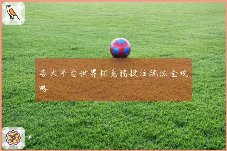 各大平台世界杯竞猜投注玩法全攻略