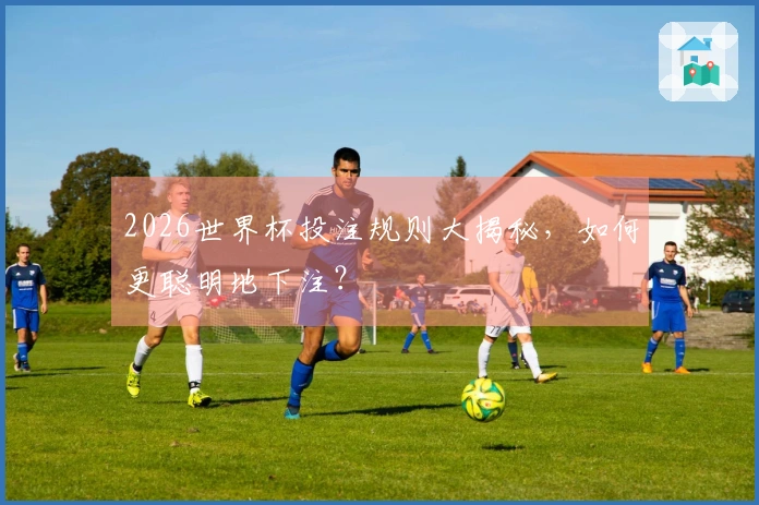 2026世界杯投注规则大揭秘，如何更聪明地下注？
