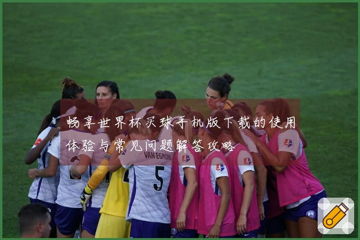 畅享世界杯买球手机版下载的使用体验与常见问题解答攻略